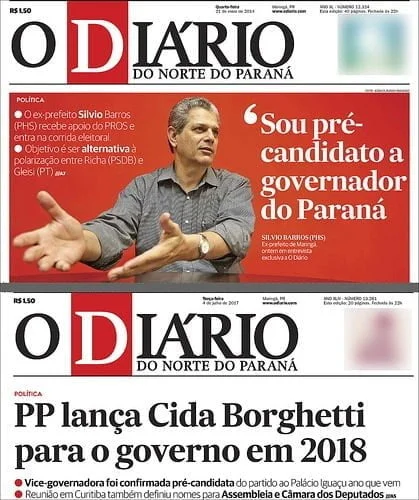 Barros, de novo, fazendo pressão em busca de cargos