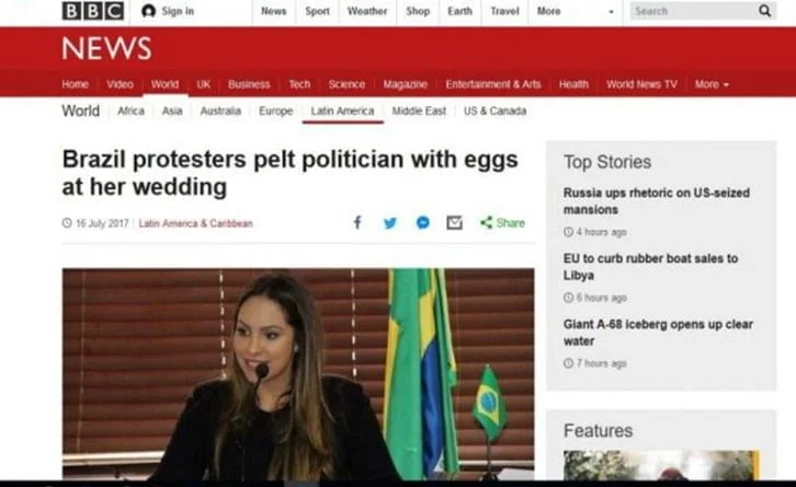 Maria Vitória, a deputada, ganhou fama mundial com seu casamento egg