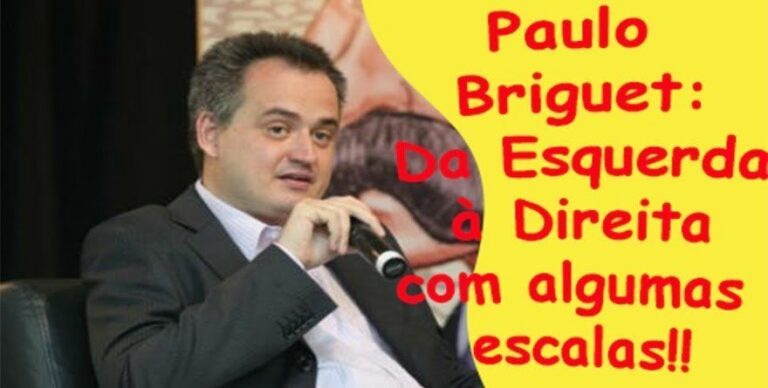 Conversa Política com Paulo Briguet. Da esquerda para a Direita com algumas escalas