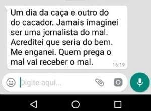 Coordenador do governo em Cascavel ameaça jornalista