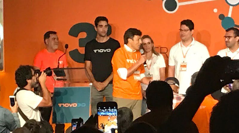 Novo lança João Amoêdo candidato à presidência da República