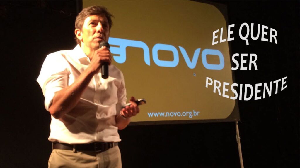 João Amoedo, em Londrina. O NOVO quer comandar o País