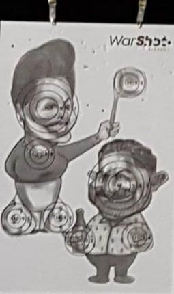 PT notifica loja de Londrina que usava imagens de Lula e Dilma para tiro ao alvo