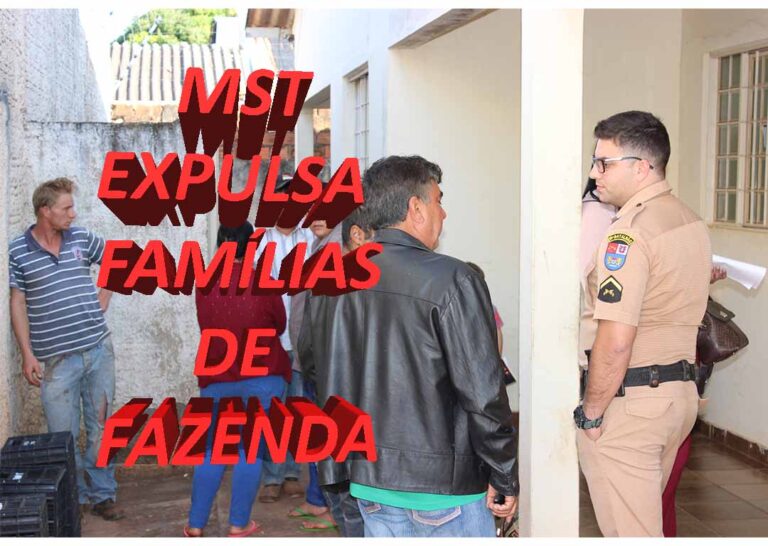 MST expulsa famílias de fazenda em Florestópolis que não seguem cartilha do grupo