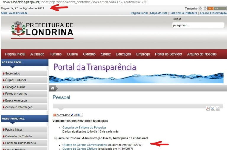 A transparência que falta