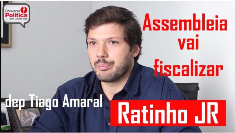 Assembleia vai fiscalizar Ratinho Jr, é o que diz o reeleito Tiago Amaral, que também está de olho na Prefeitura de Londrina