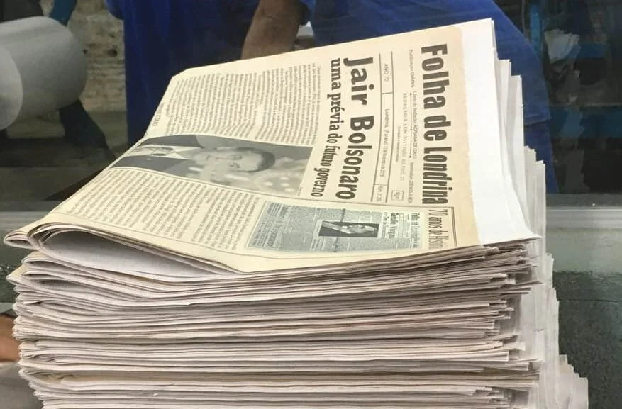 Folha de Londrina 70 anos, e eu estive por lá