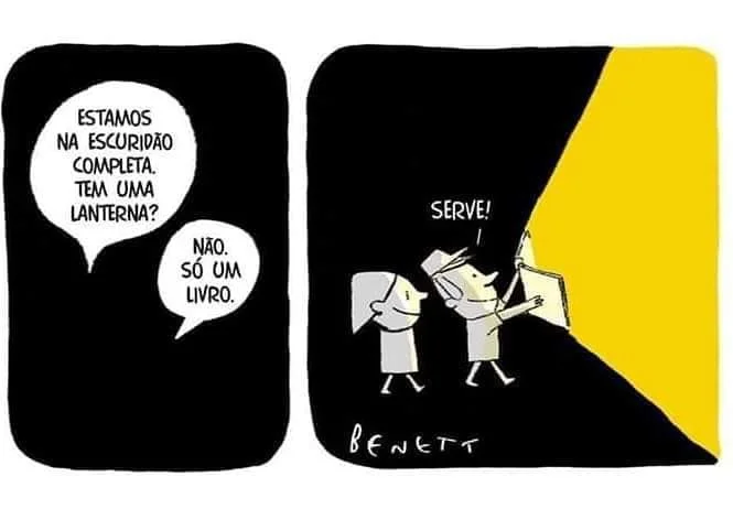 Livro serve para iluminar