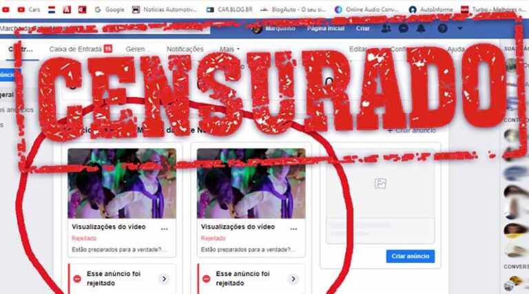 Facebook censura patrocínio à Marcha da Fake News