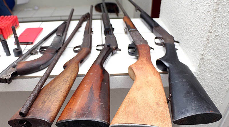 20 armas são apreendidas por dia no Paraná
