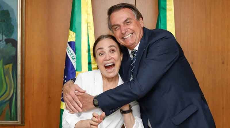 "Eu jamais iria fritar você", disse Bolsonaro agora a ex-Secretária de Cultura, Regina Duarte