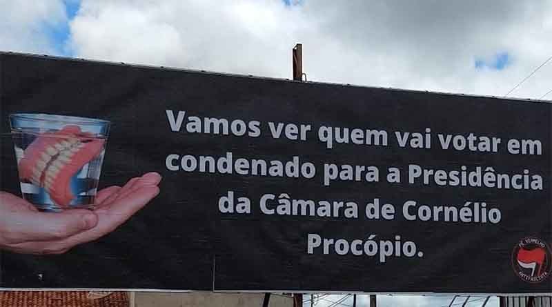 Até abaixo assinado virtual contra vereador de Cornélio, condenado por improbidade, que quer ser presidente da Câmara