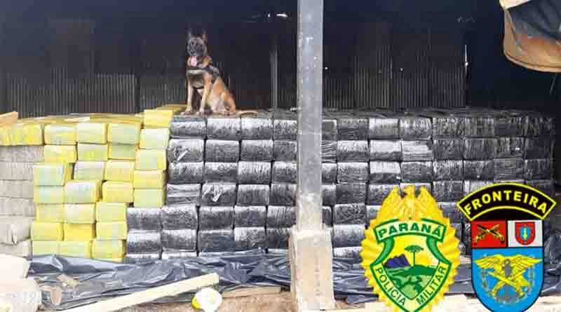 Polícia do Paraná apreende 12,7 toneladas de droga