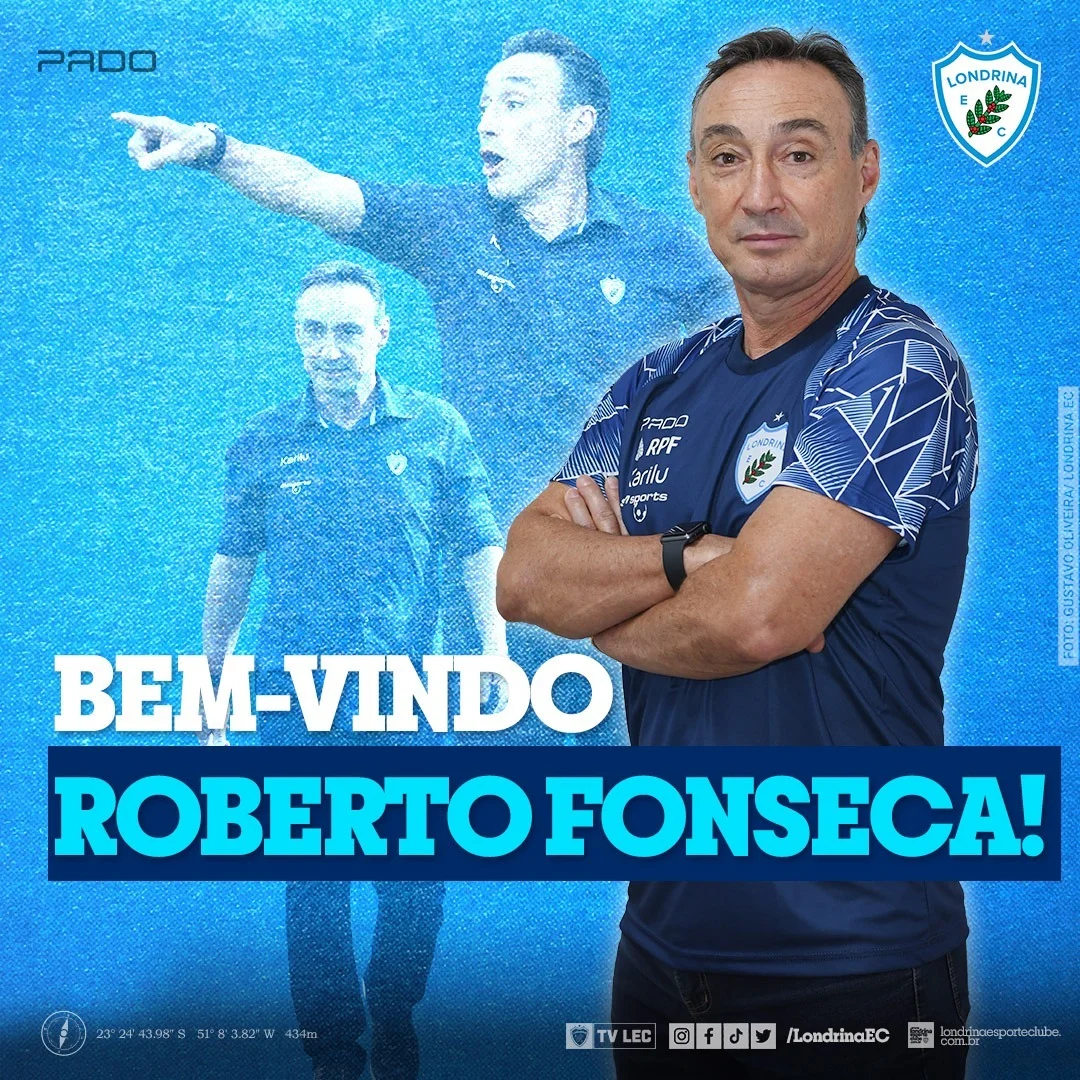 Roberto Fonseca é o novo técnico do Londrina