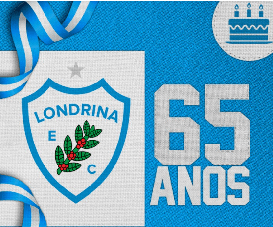É aniversário do Londrina. Parabéns Tubarãooo!!!!