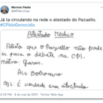 Pazuello vaza e vira meme