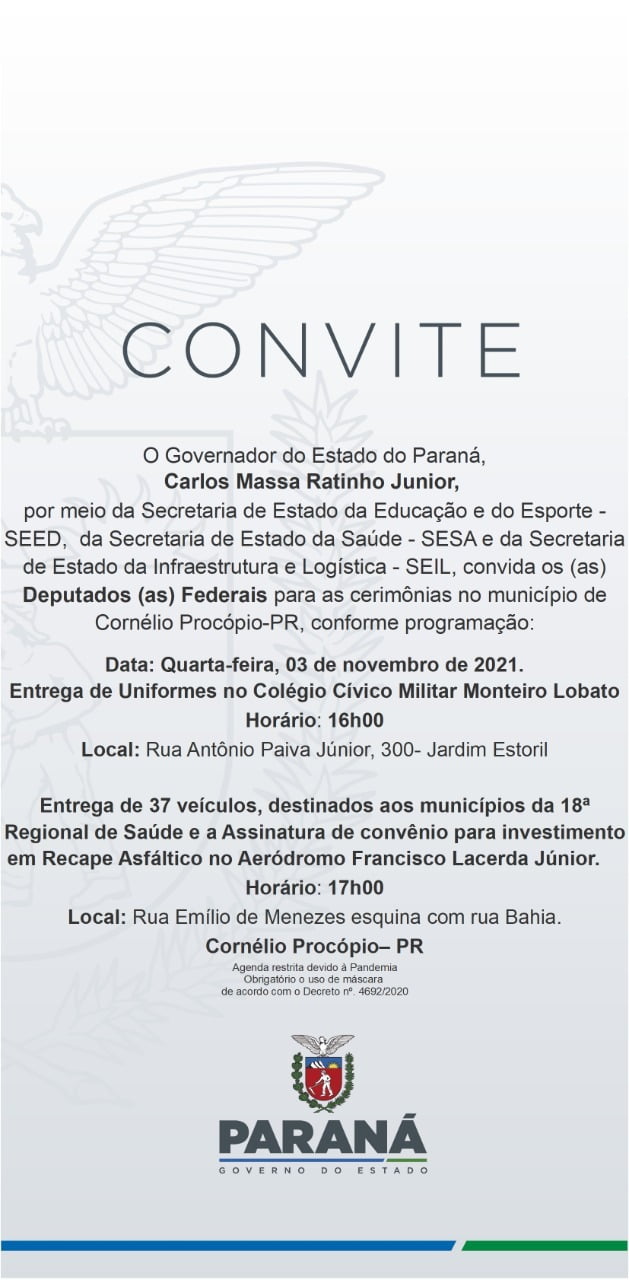 Imagina isso. Tá de brincadeira governador?