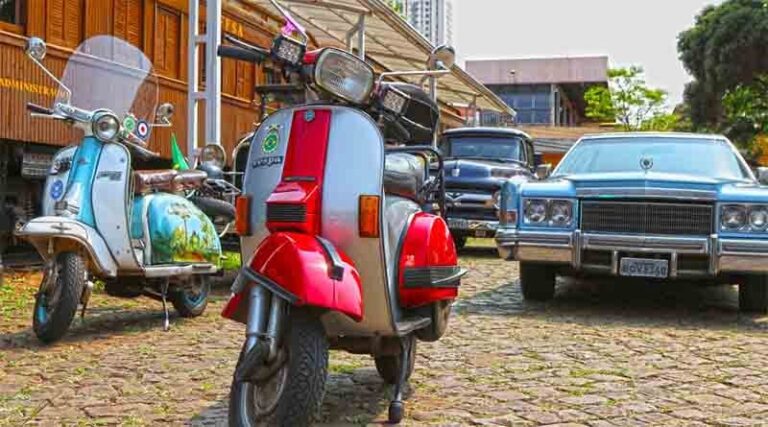 Encontro Nacional de Lambrettas e Vespas, em Londrina