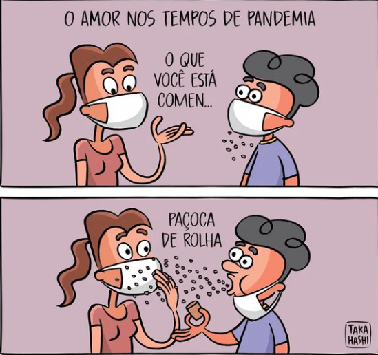 Amor nos tempos de Pandemia, por Frank Takahashi