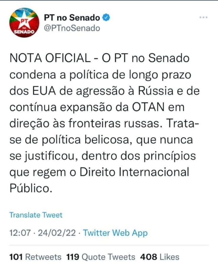 Mais um mico do PT