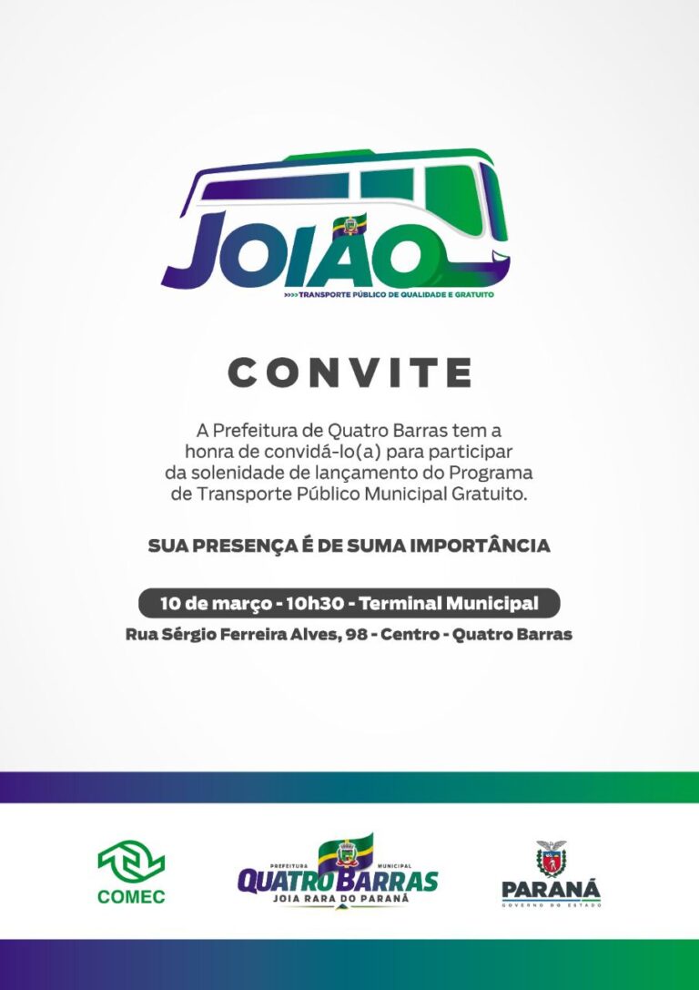Busão de graça, mas não aqui