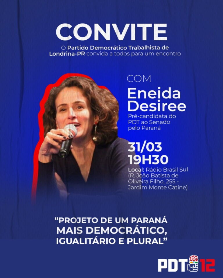 O PDT do Paraná terá candidata ao Senado