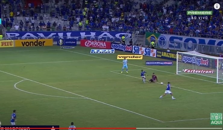 No dia do goleiro, o do Londrina falha e entrega a rapadura no Mineirão
