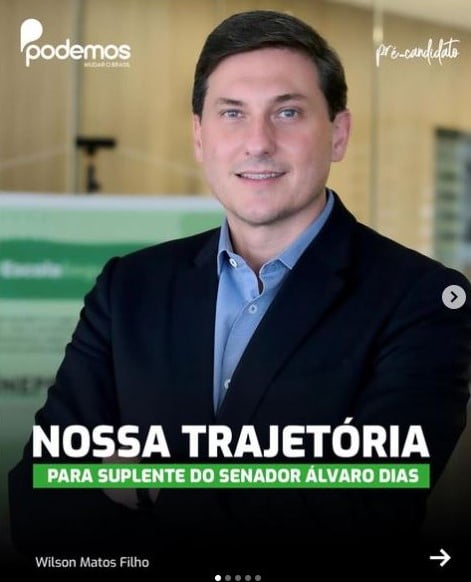 A suplência de Álvaro Dias, de pai pra filho