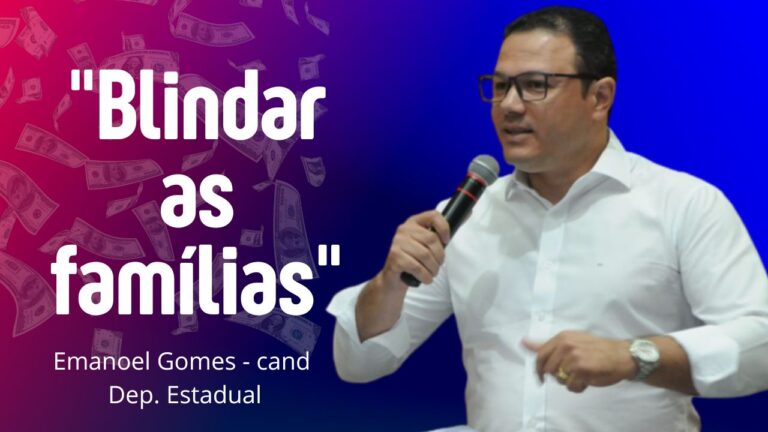 E na missão de entrevistar os candidatos locais, hoje tem Emanoel Gomes, candidato a deputado estadual