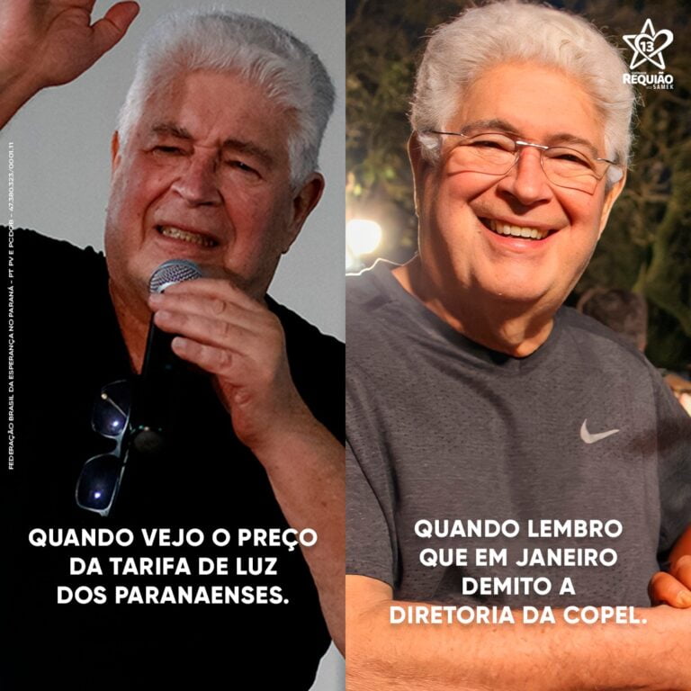 Não há como negar, em alguns momentos Requião tem humor