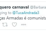 Tuiteiro sugere intervenção militar nas Forças Armadas