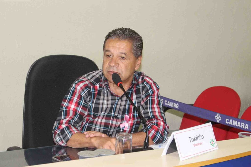 Vereador Tokinho vence disputa e será o novo presidente da Câmara de Cambé