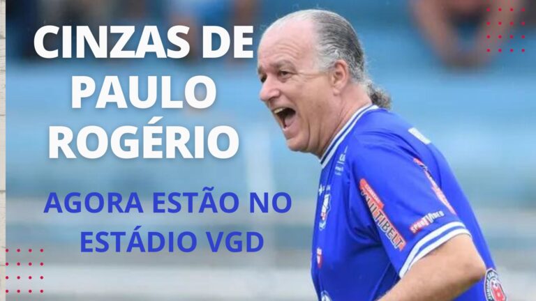 As cinzas de Paulo Rogério, lendário goleiro do Londrina, foram depositadas na trave do VGD