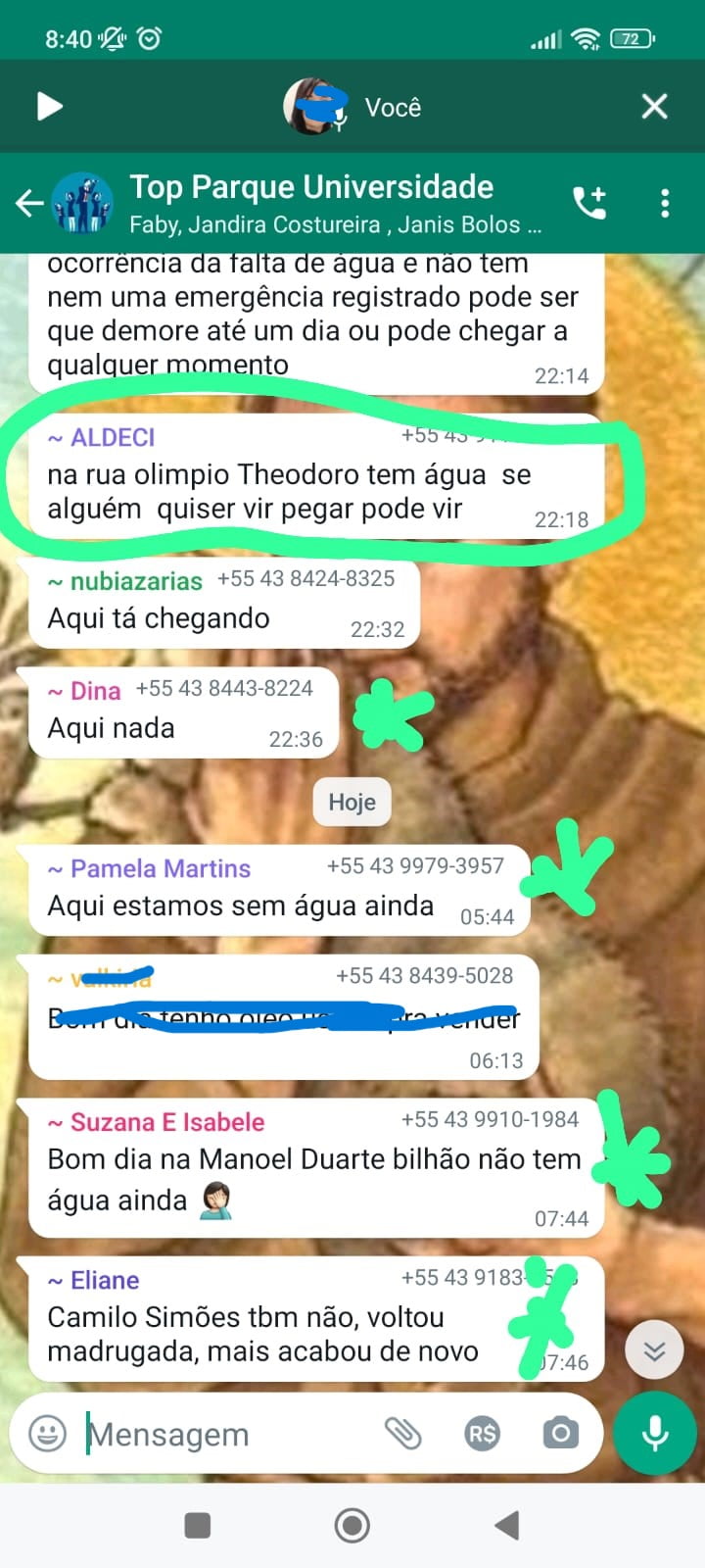 Falta d'água em bairro de Londrina