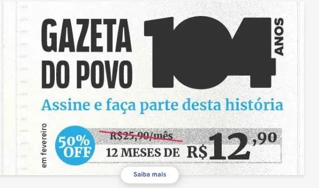 Tempos difíceis: Gazeta do Povo diz que teve prejuízo em 2022 e pede apoio aos leitores