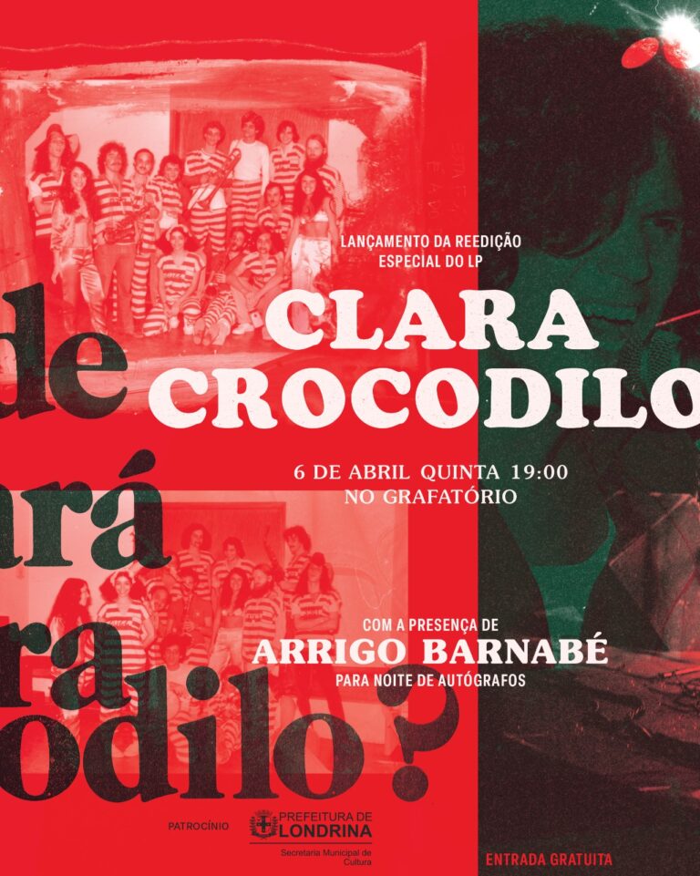 Arrigo Barnabé lança reedição especial do LP Clara Crocodilo em Londrina