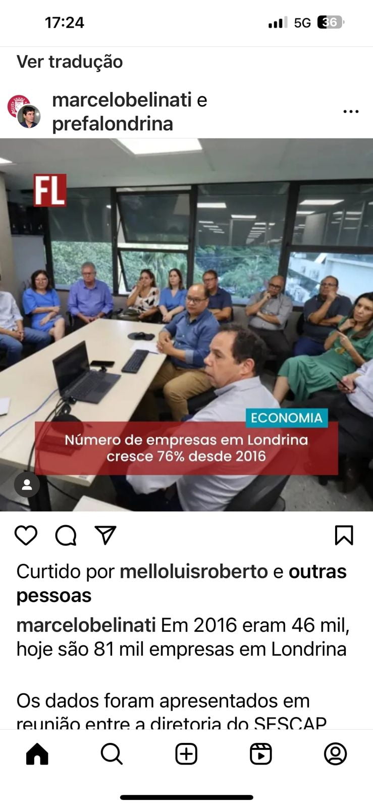 Dados divulgados pela prefeitura de Londrina causa mal-estar com o Sindicato das Empresas de Contabilidade