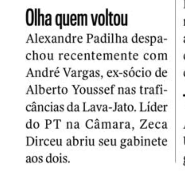 Olha quem está circulando novamente