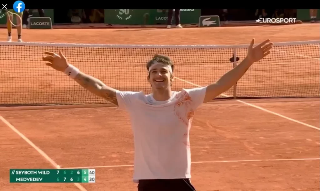 Tênis: Thiago Wild vence o número 2 do mundo em Roland Garros
