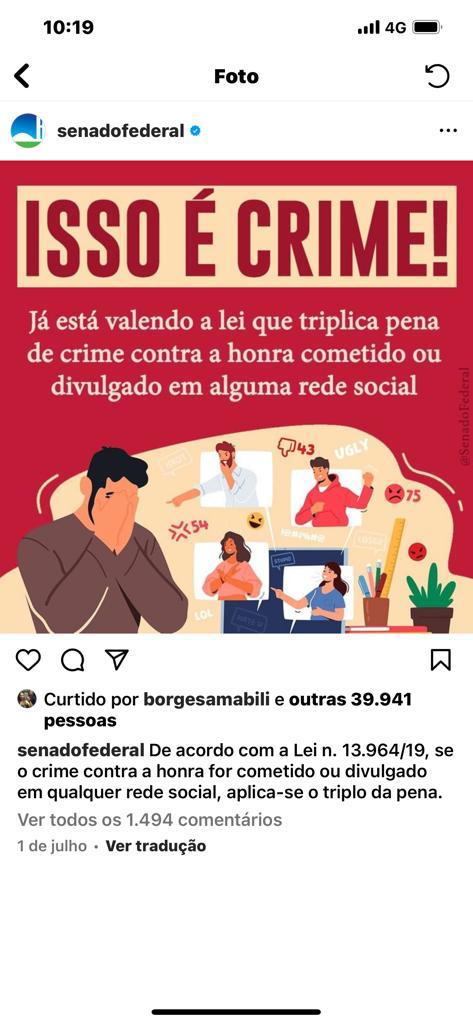 Ofensas na internet