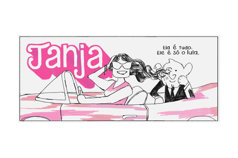O mundo cor de rosa de Janja