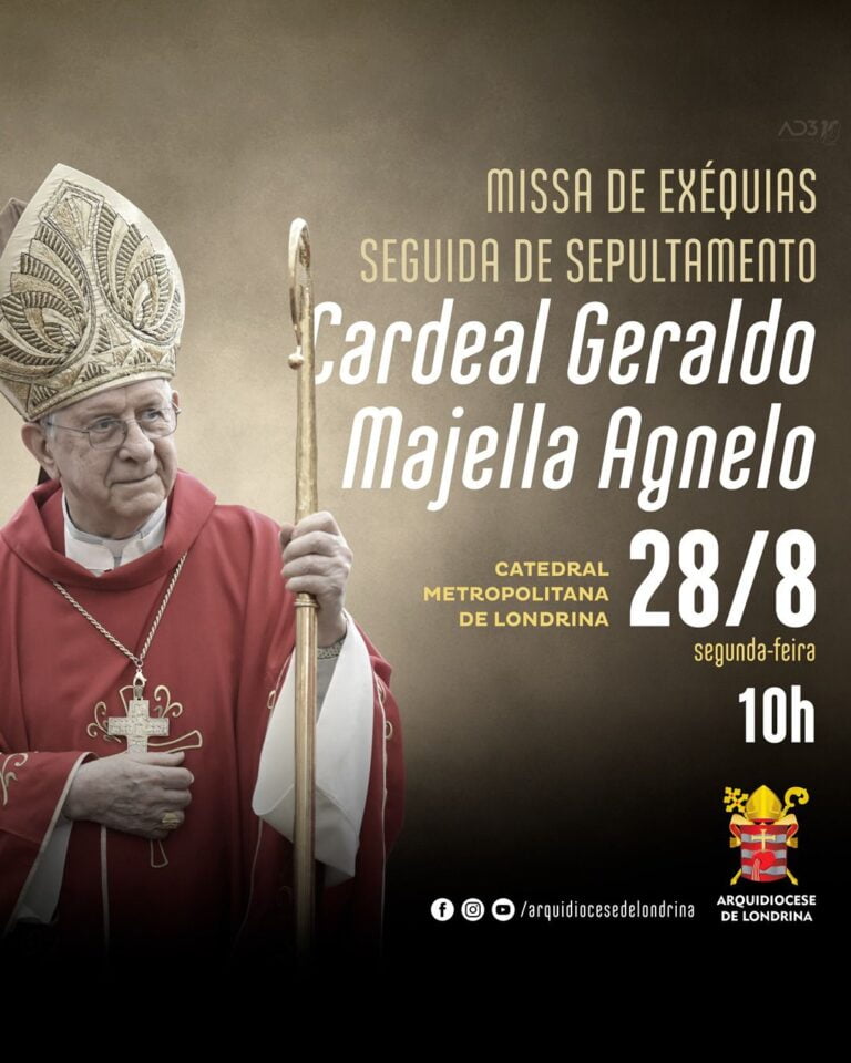 Sepultamento de Dom Geraldo será às 10 horas