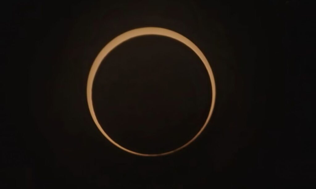Eclipse anular do sol é observado no Norte e Nordeste do Brasil