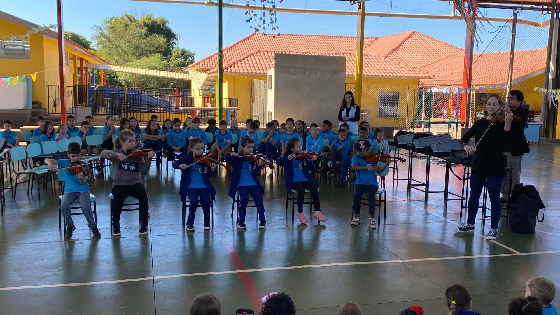 A emoção do primeiro concerto