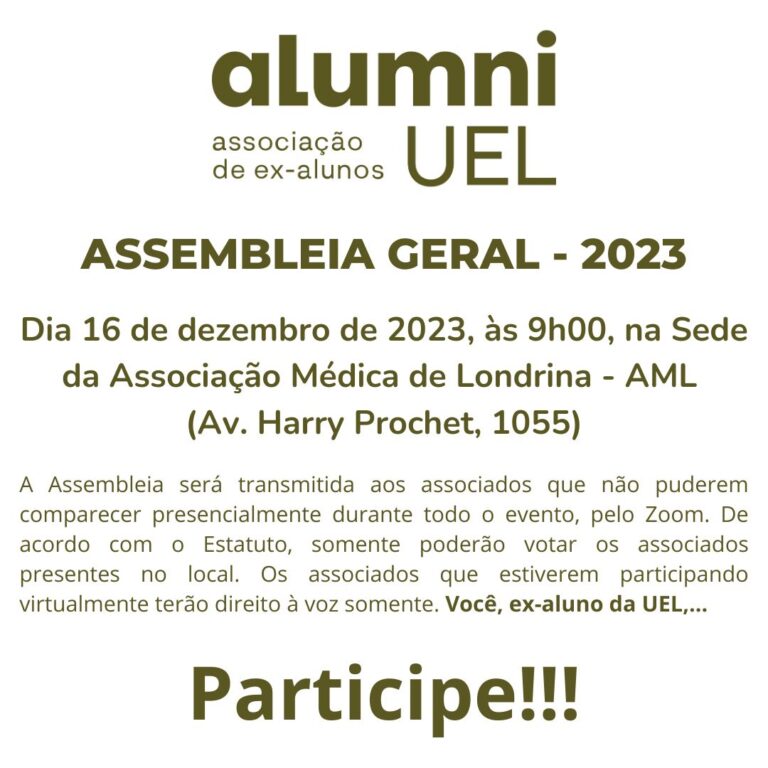 Assembleia dos ex-alunos da UEL