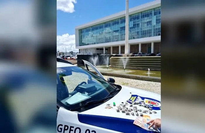 Em Curitiba, tráfico até ao lado da Assembleia e do Palácio Iguaçu