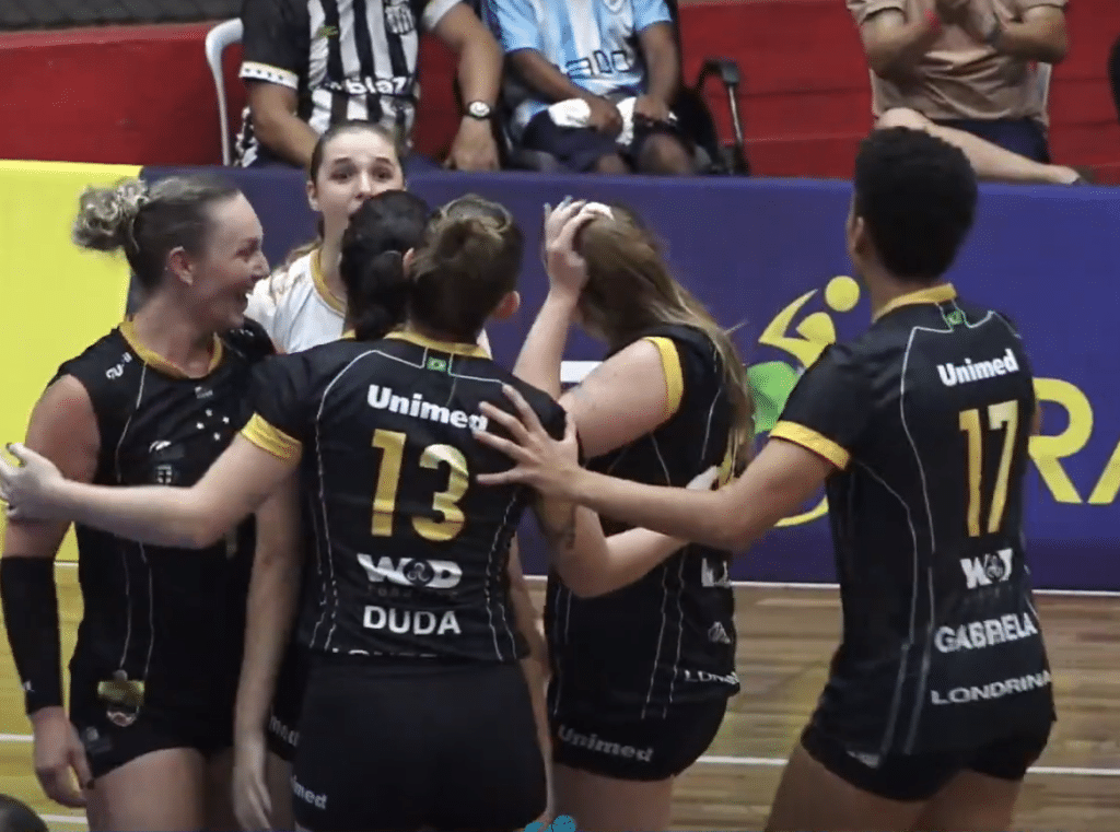 Londrina Vôlei perde para o Flamengo, num dos jogos mais equilibrados da rodada