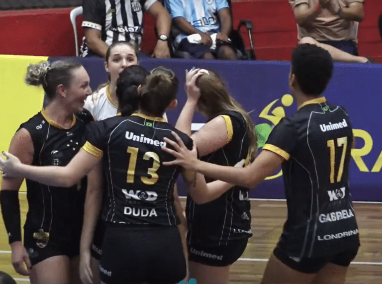 Londrina Vôlei perde para o Flamengo, num dos jogos mais equilibrados da rodada