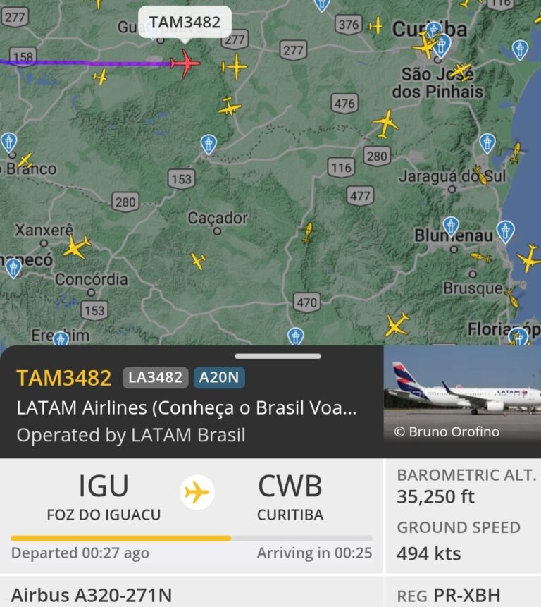 Depois do evento com os prefeitos, revoada de aeronaves no céu de Foz