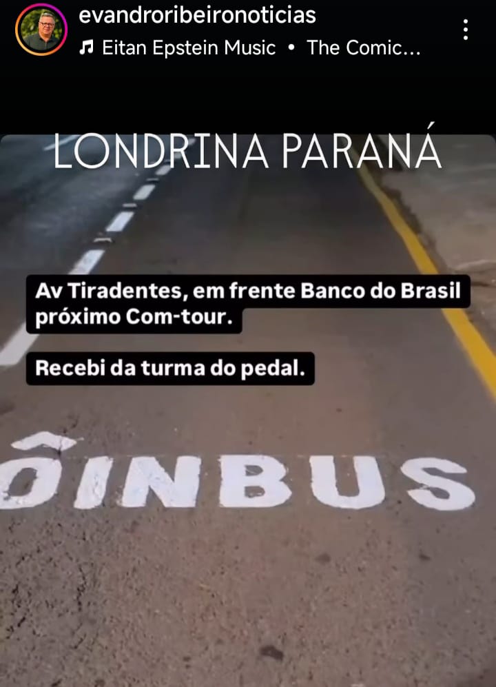 Londrina agora tem nova pista exclusiva?